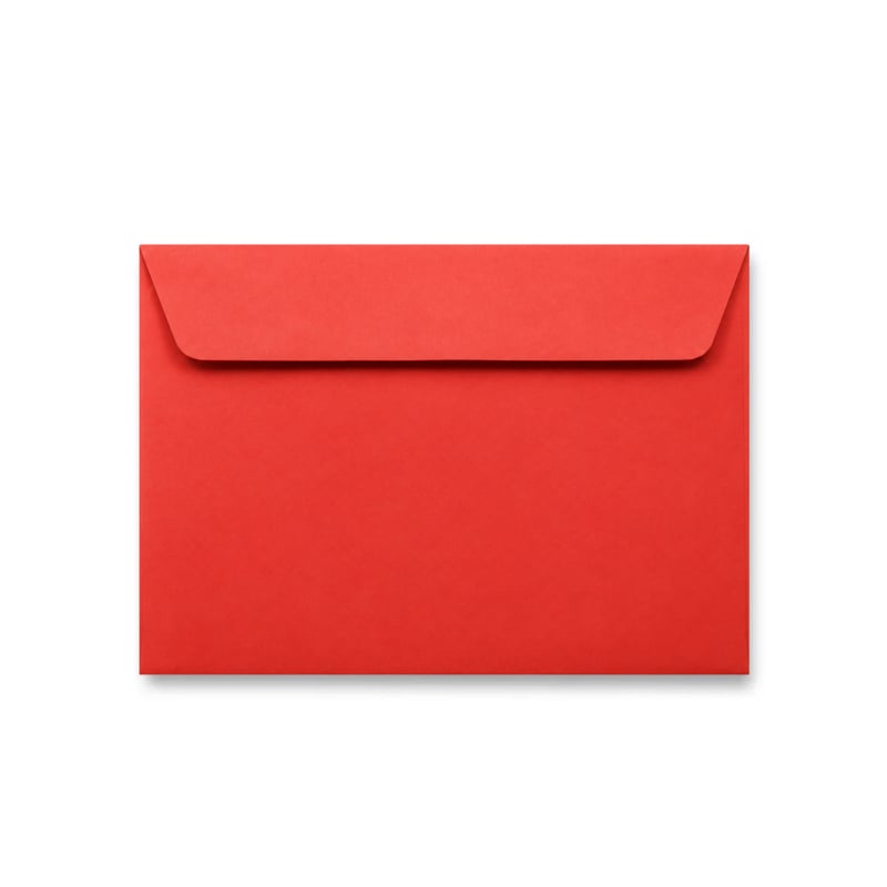 Cherry Red C6 Envelope 120gsm