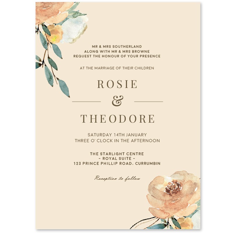 Romantic Wedding Invitations