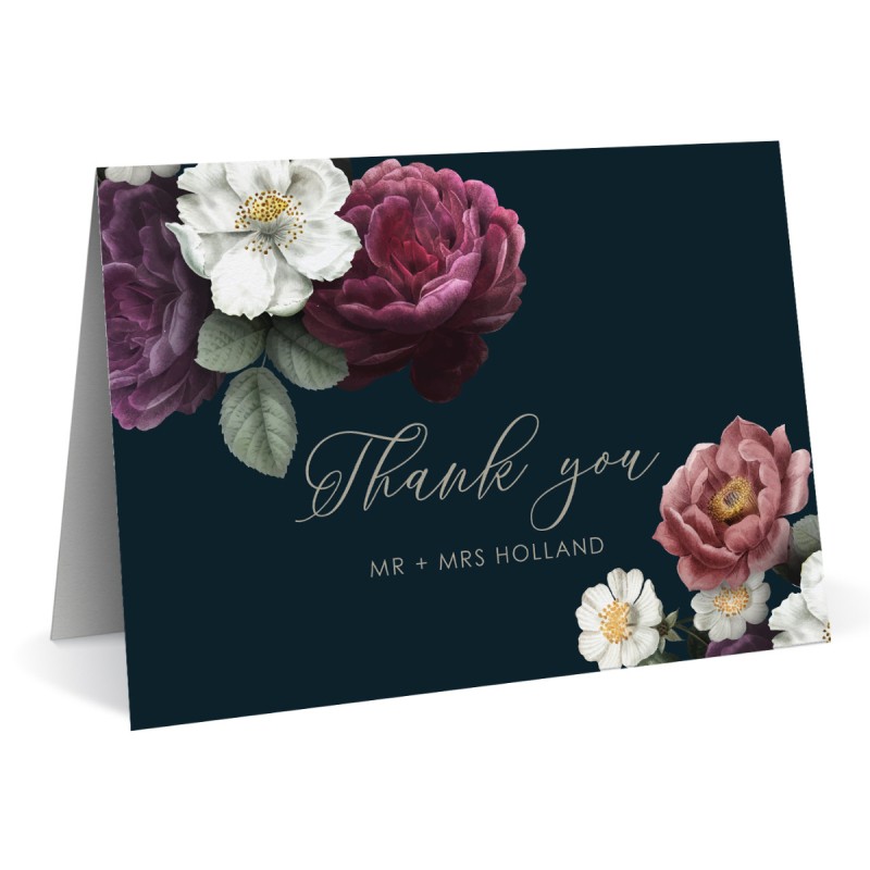 Rose Garden Thank You Cards