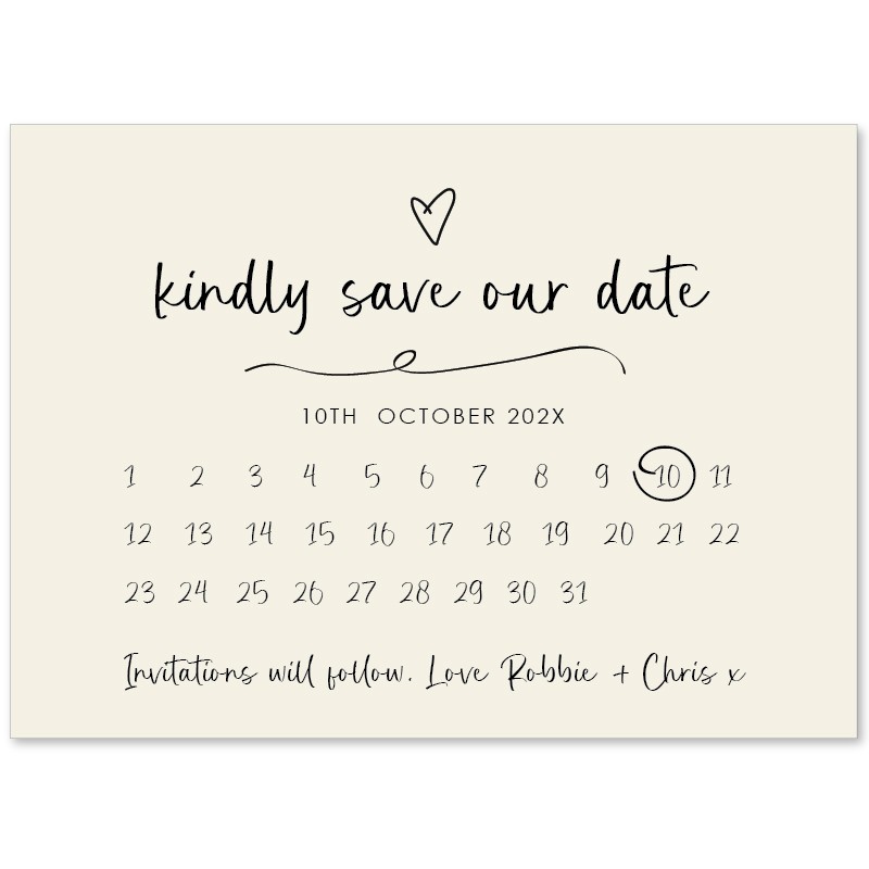 Clarissa Save The Date Cards