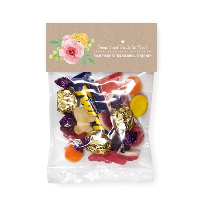 Rustic Roses Lolly Bags 