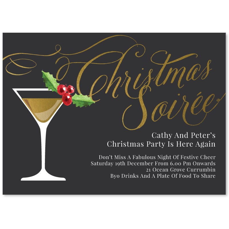 Seasonal Soiree Invitations