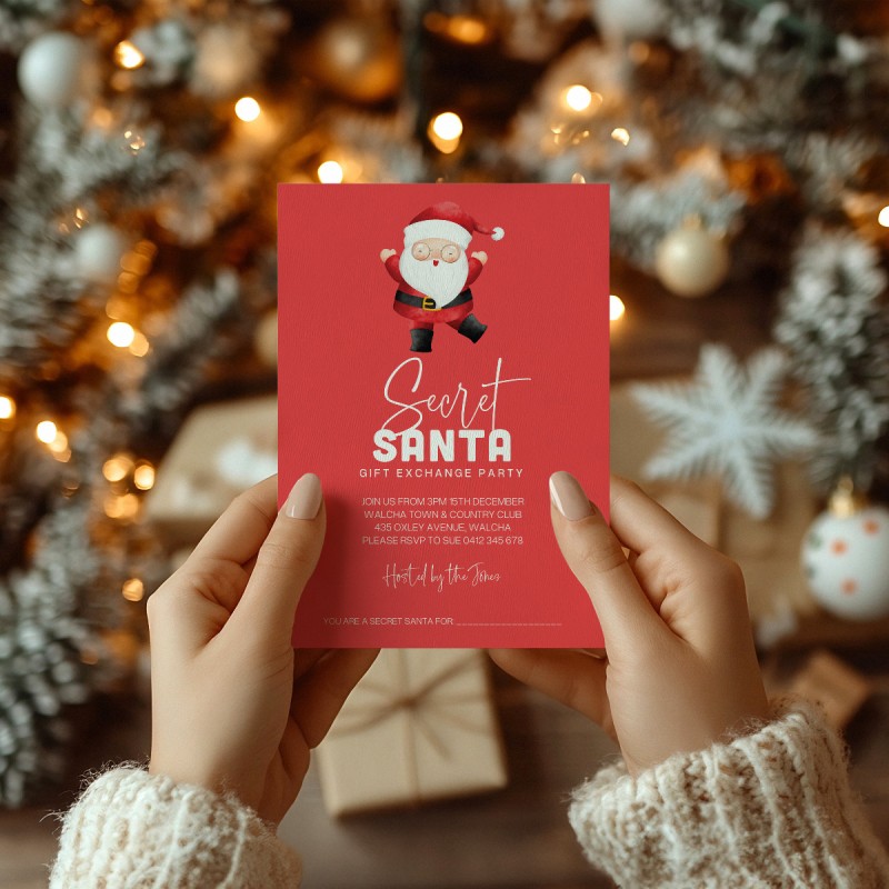 Secret Santa Invitations
