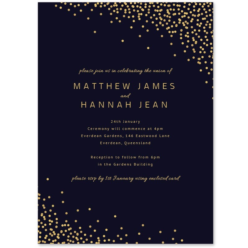 Shine Brightly Wedding Invitations