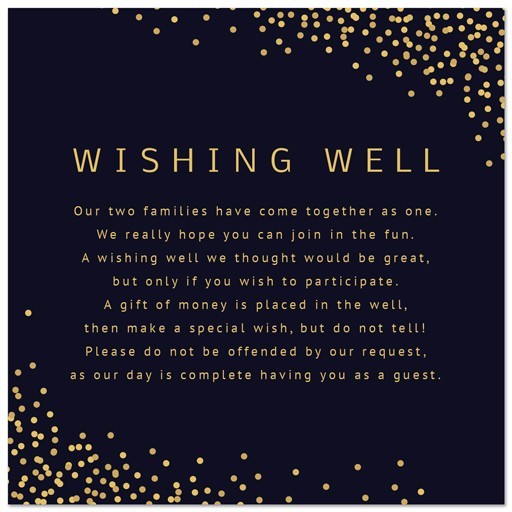 Shine Brightly Wishing Well Card