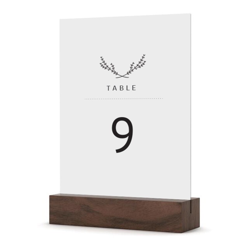Simple Beauty Table Numbers 