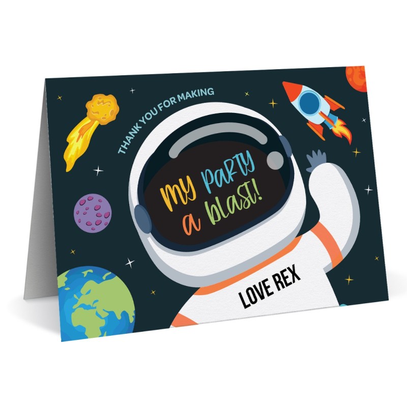 Out of this World Birthday Thank You Cards