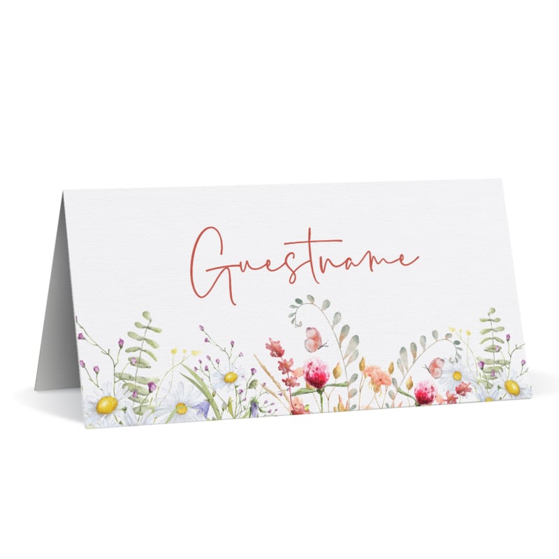 Spring Vibes Wedding Placecards