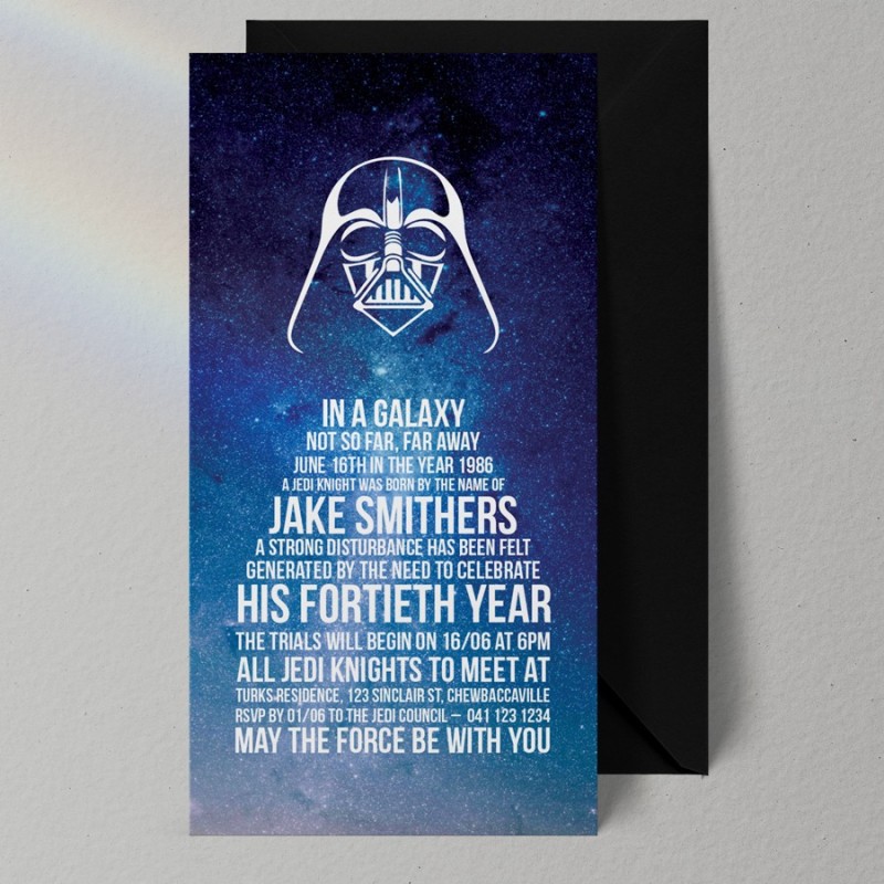 Darth Invitations