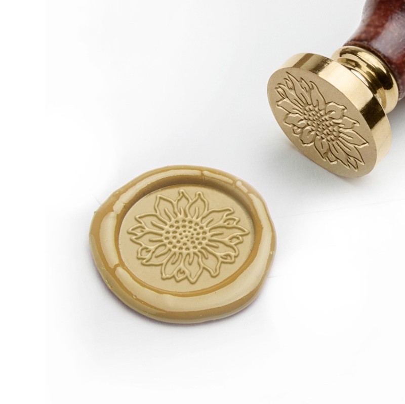 Sunflower Wax Stamp