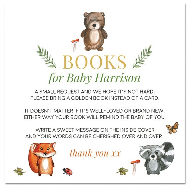 Sweet Baby Wreath Wishing Well Card