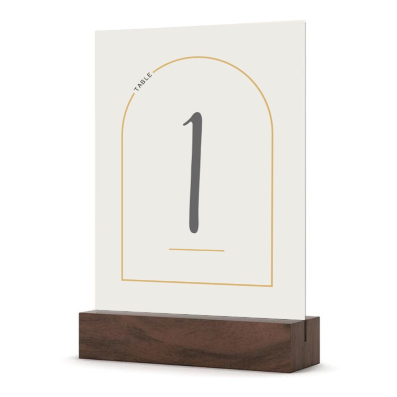 This Modern Love Table Numbers