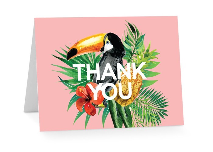Toucan Birthday Thank You Cards