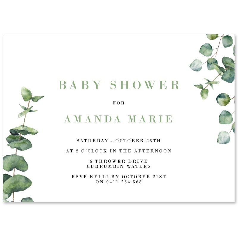 Tree of Life Baby Shower Invitations