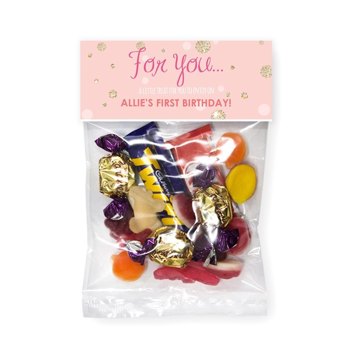 Turning 1 Birthday Lolly Bag