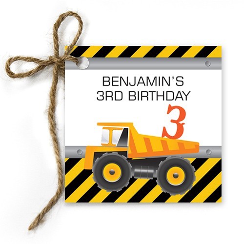 Under Construction Gift Tags
