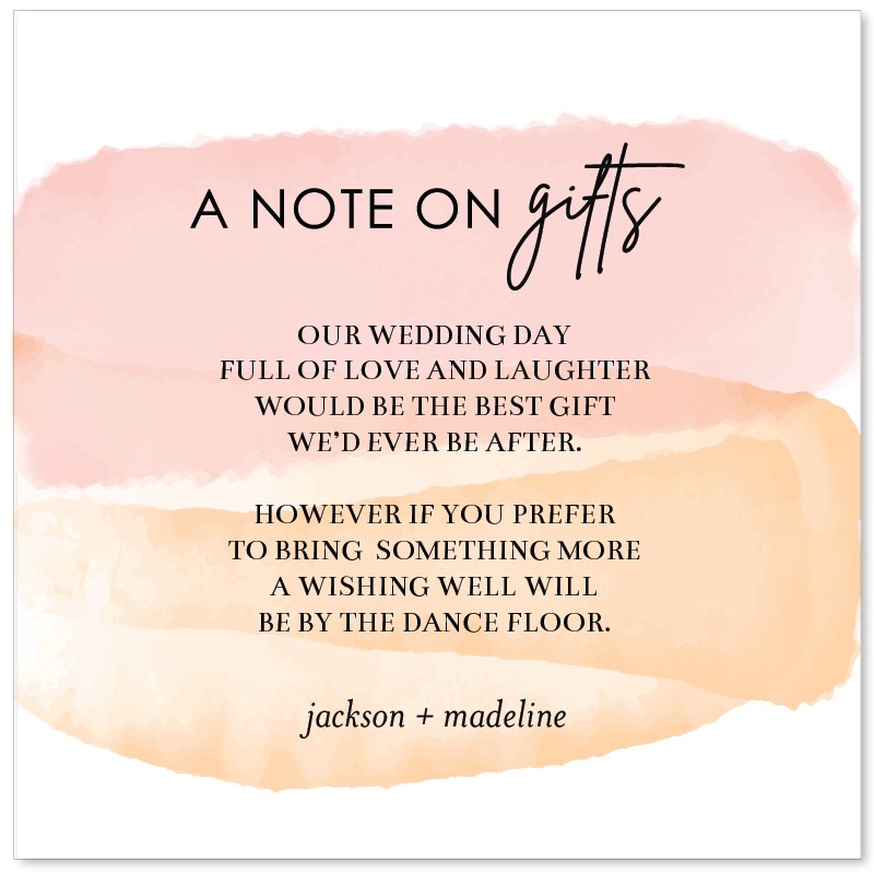 Watercolour Wishing Well Card