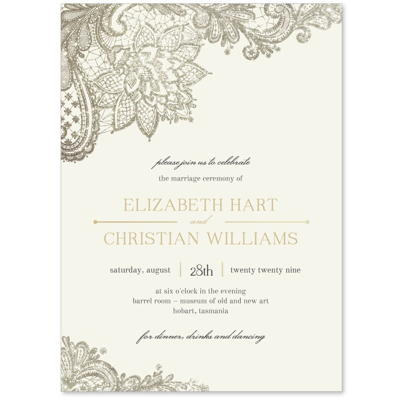 Graceful Wedding Invitations