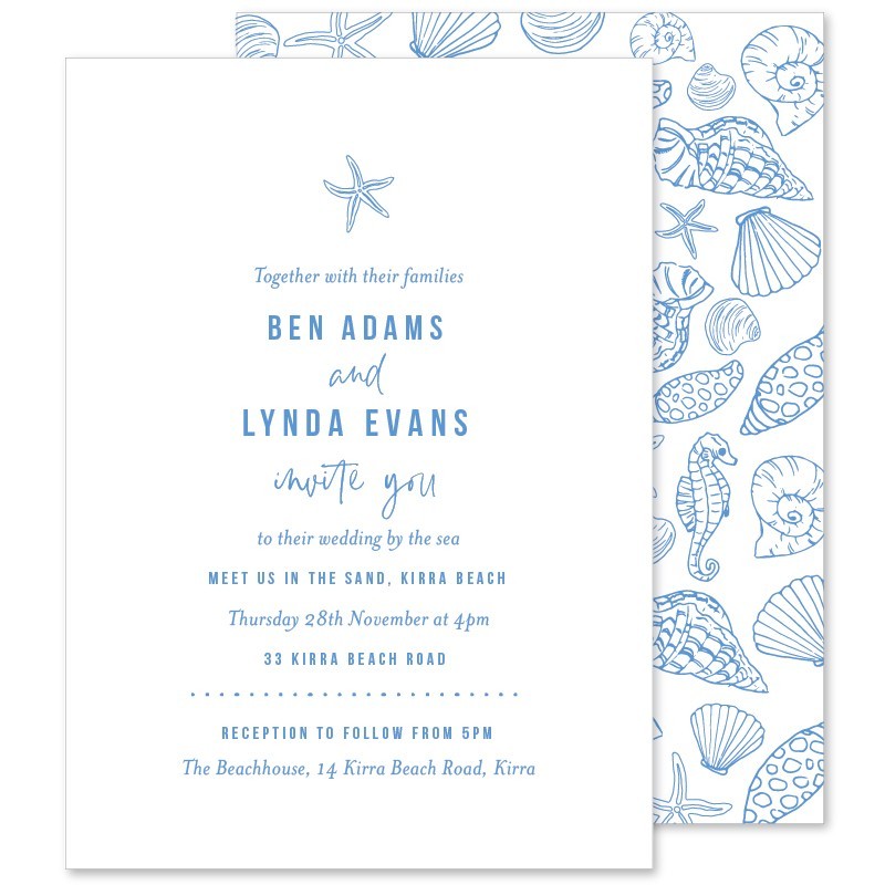 Beach Days Wedding Invitations