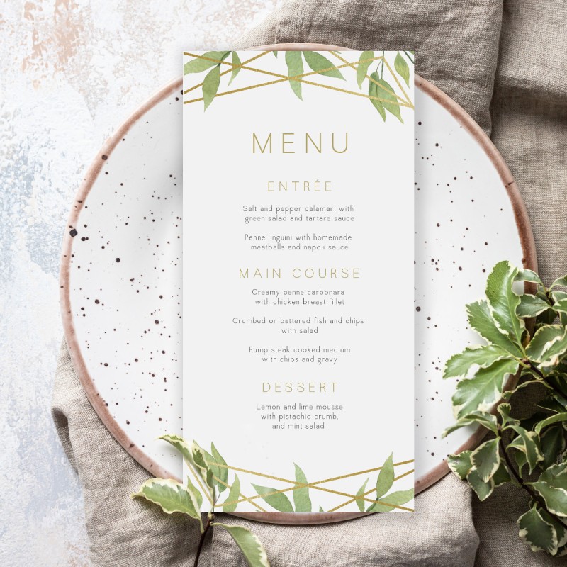Geo Garden Menu
