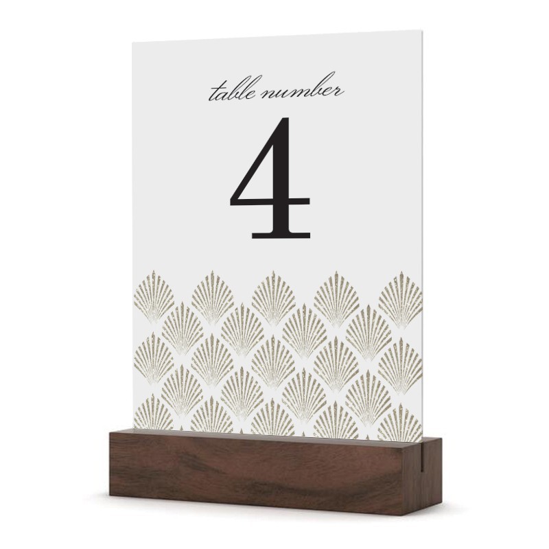 Deco Fans Table Numbers