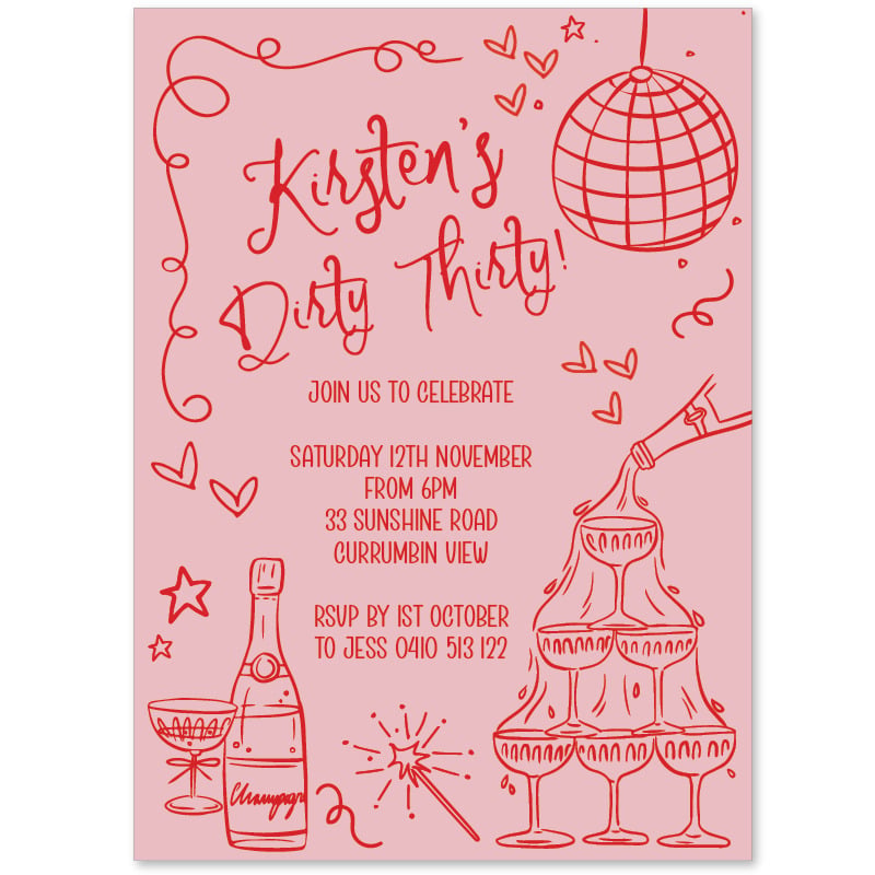 Whimsical Birthday Invitations