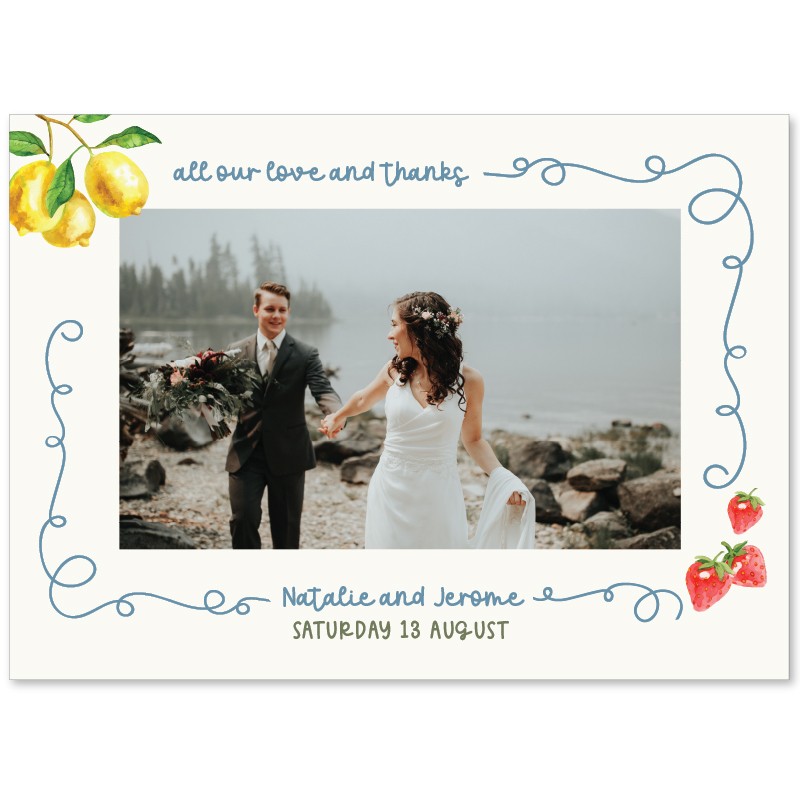 White Lotus Thank You Cards