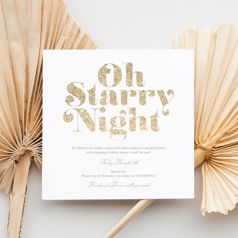 Oh Starry Night Invitations