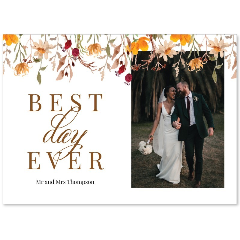 Delight Wildflowers Thank You Cards