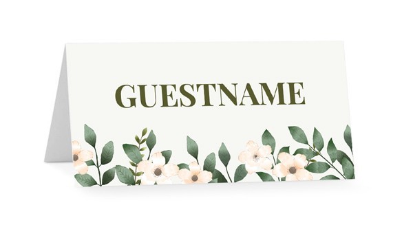 Wildflowers Placecards
