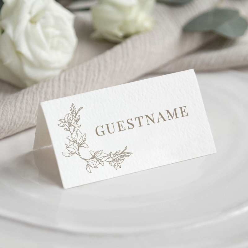 Monogrammed Placecards