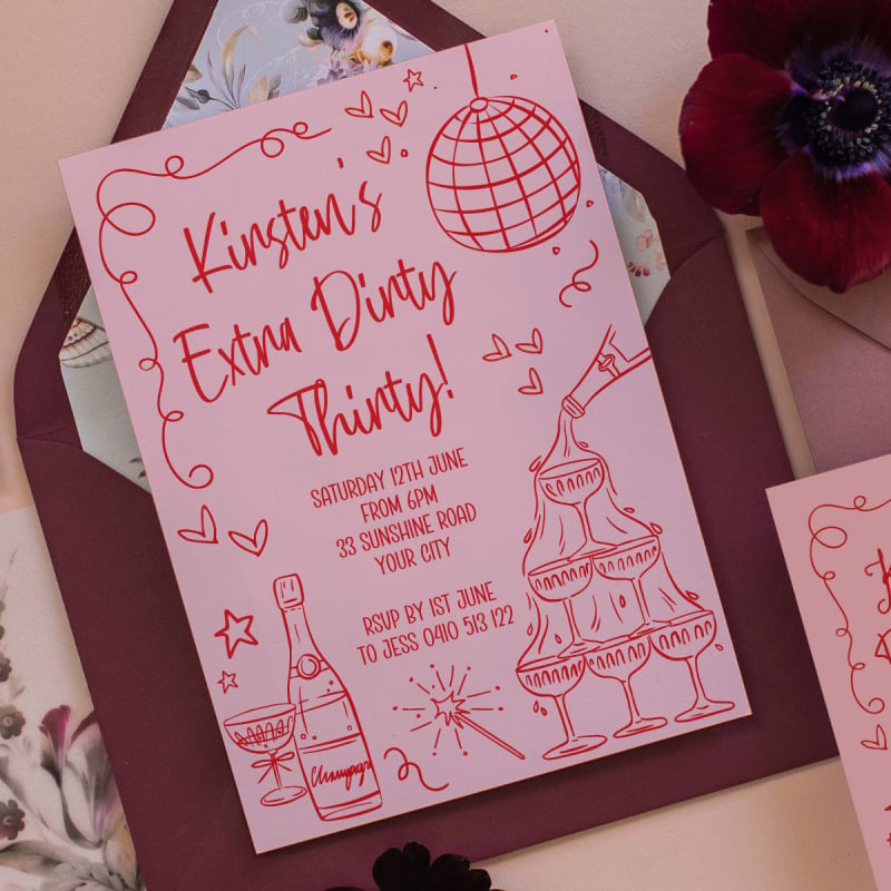Whimsical Birthday Invitations