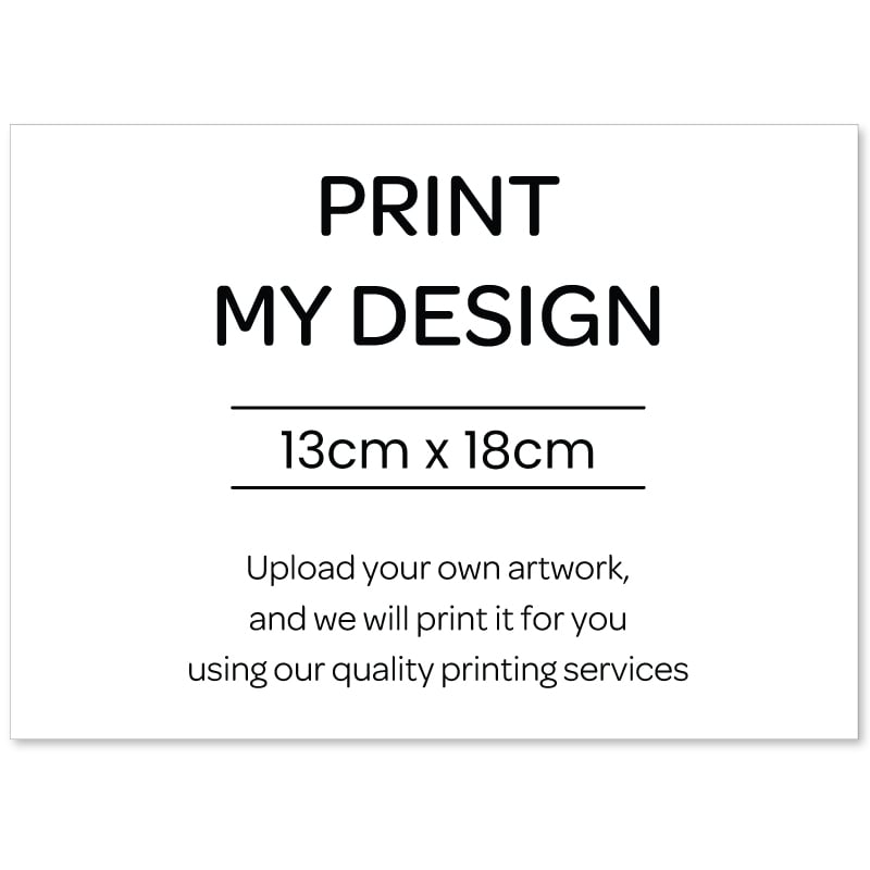 Print My Design - Create Your Own 5 x 7" Invitation / A7 Size
