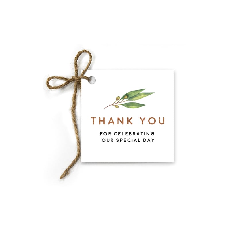 Australian Native Wedding Gift Tags