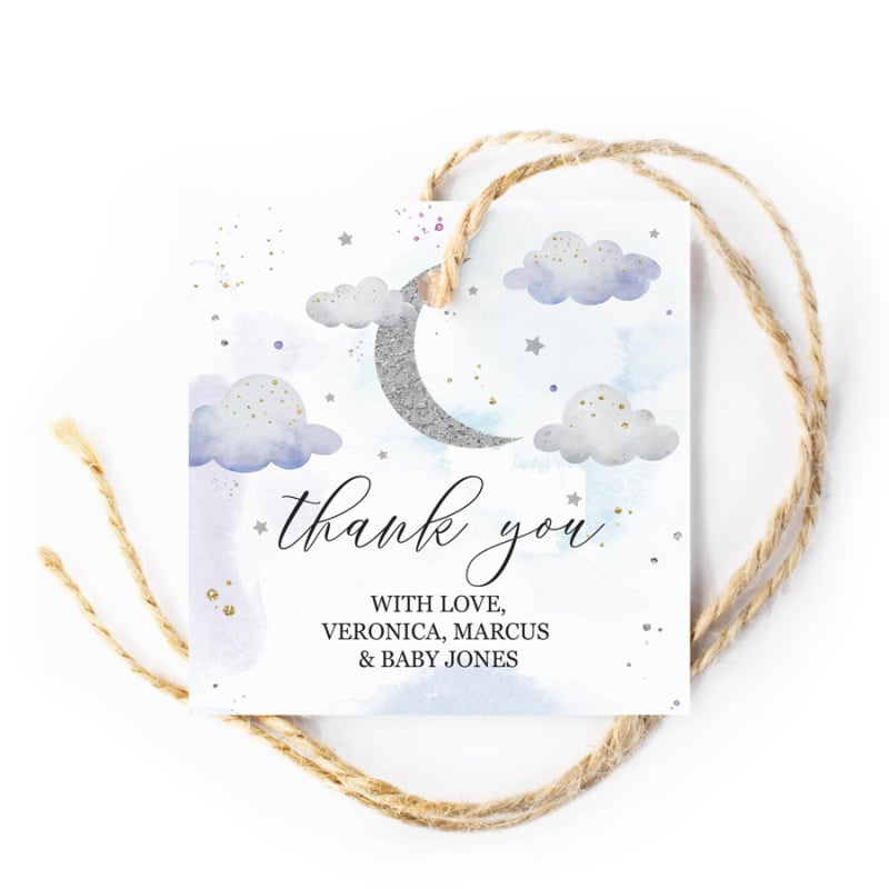 Twinkle Twinkle Baby Shower Gift Tags