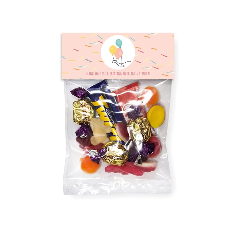 Balloons Birthday Lolly Bags