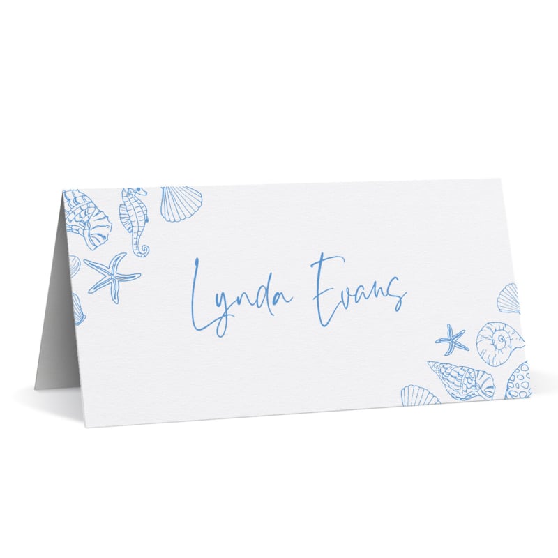 Beach Days Wedding Placecards