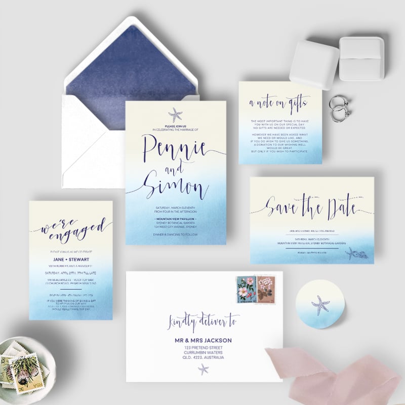 Starfish Wishing Well Card
