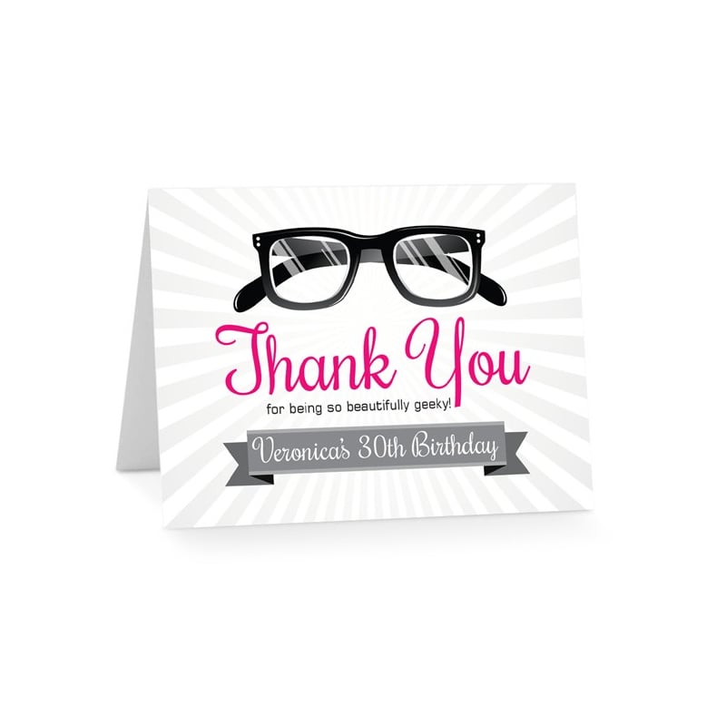 Beauty and the Geek Thank You Cards