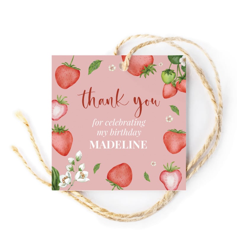 Berry Sweet Birthday Gift Tag
