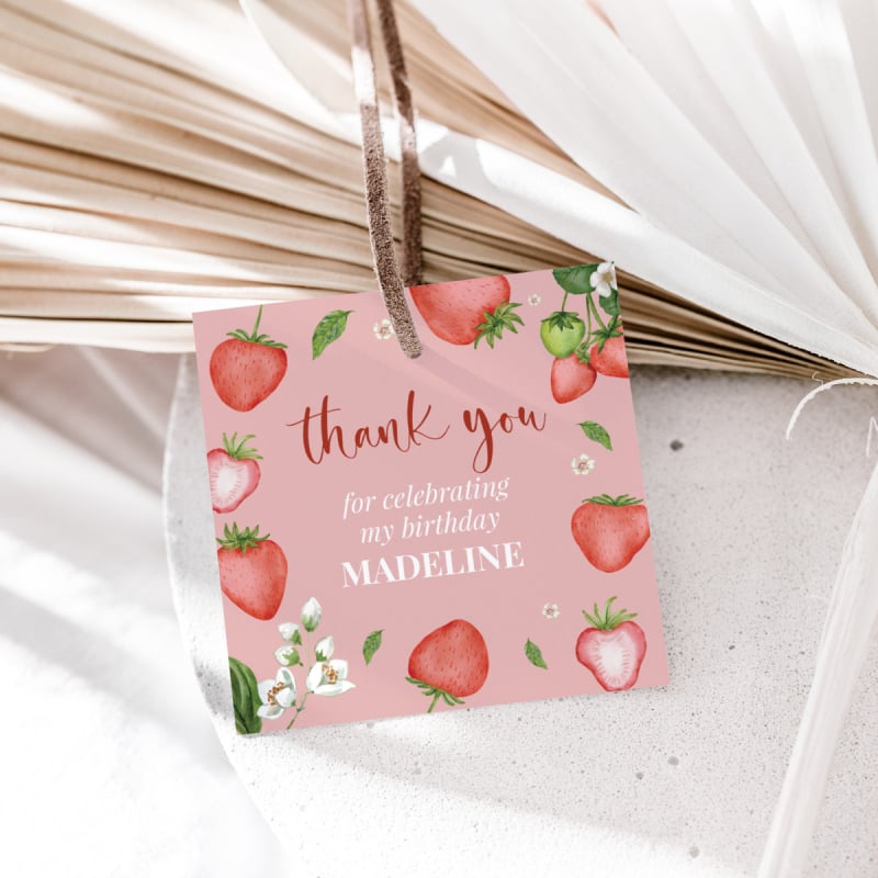 Berry Sweet Birthday Gift Tag