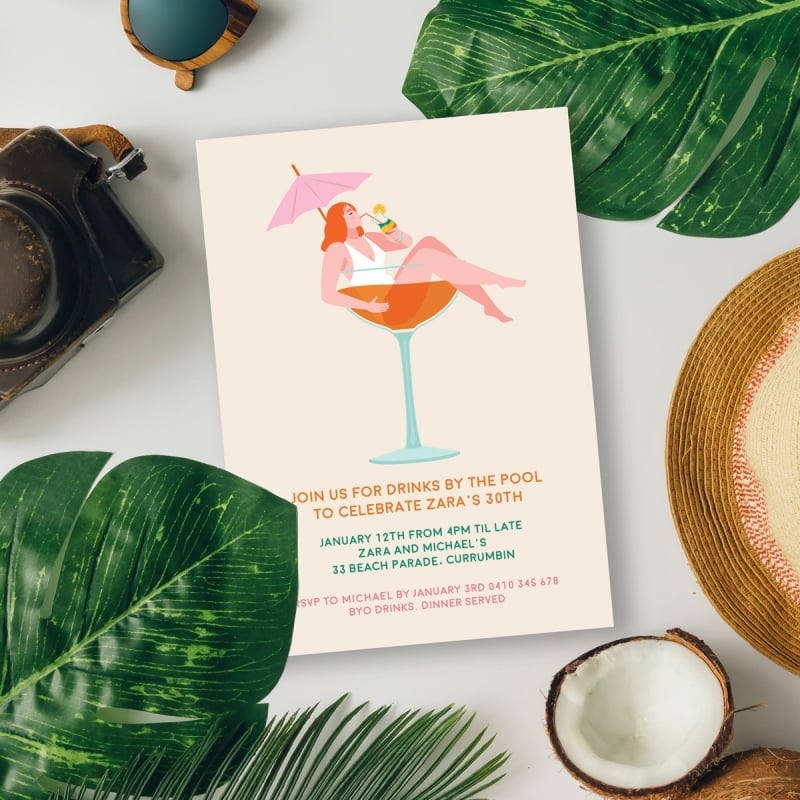 Bikini Lover Invitations