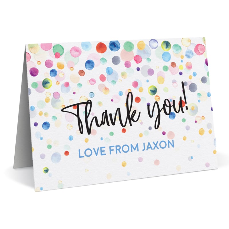 Celebrate Confetti Thank You Cards