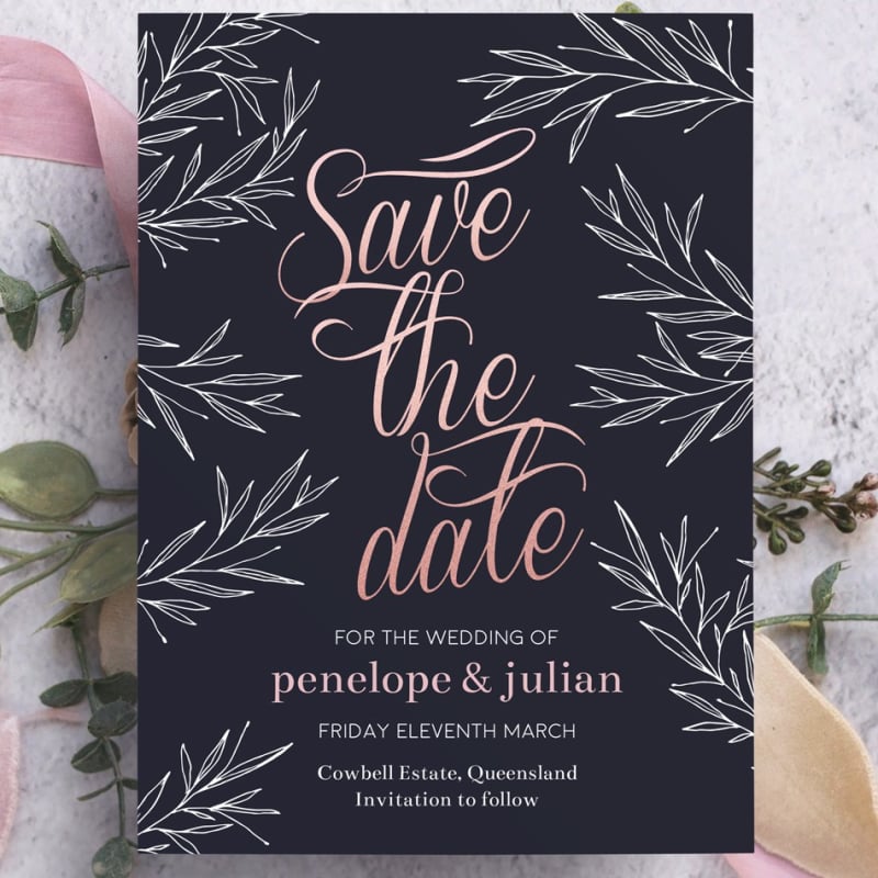 Bella Save the Date Card