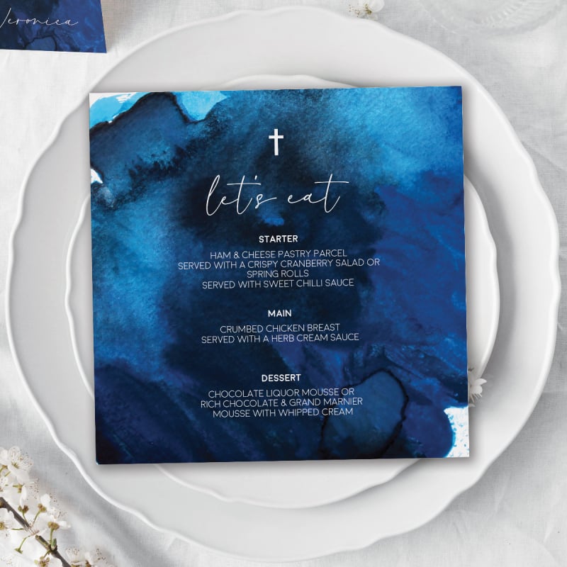 Enchanted Christening Menu
