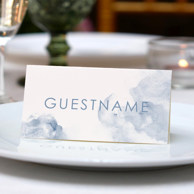 Blue Smoke Placecards