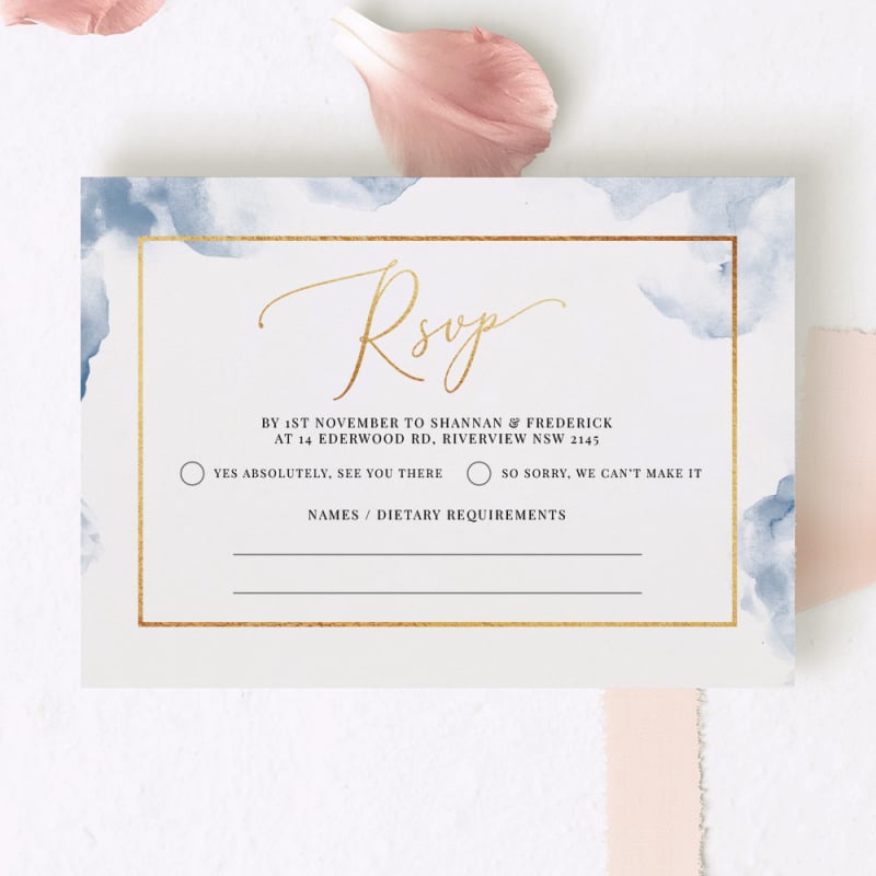 Blue Smoke Response Card