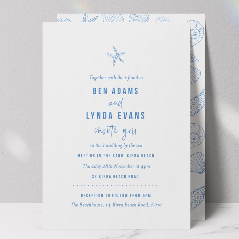 Beach Days Wedding Invitations