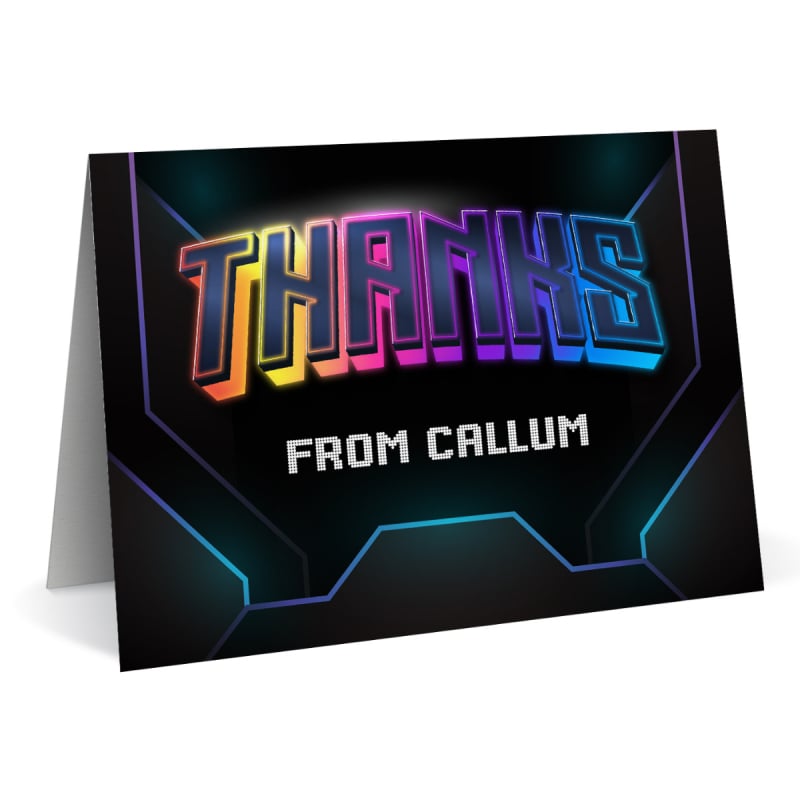 Gamer Birthday Thank You Cards