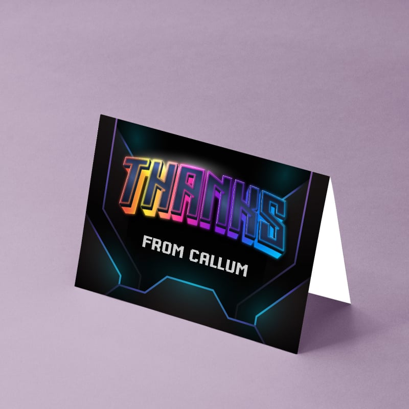 Gamer Birthday Thank You Cards
